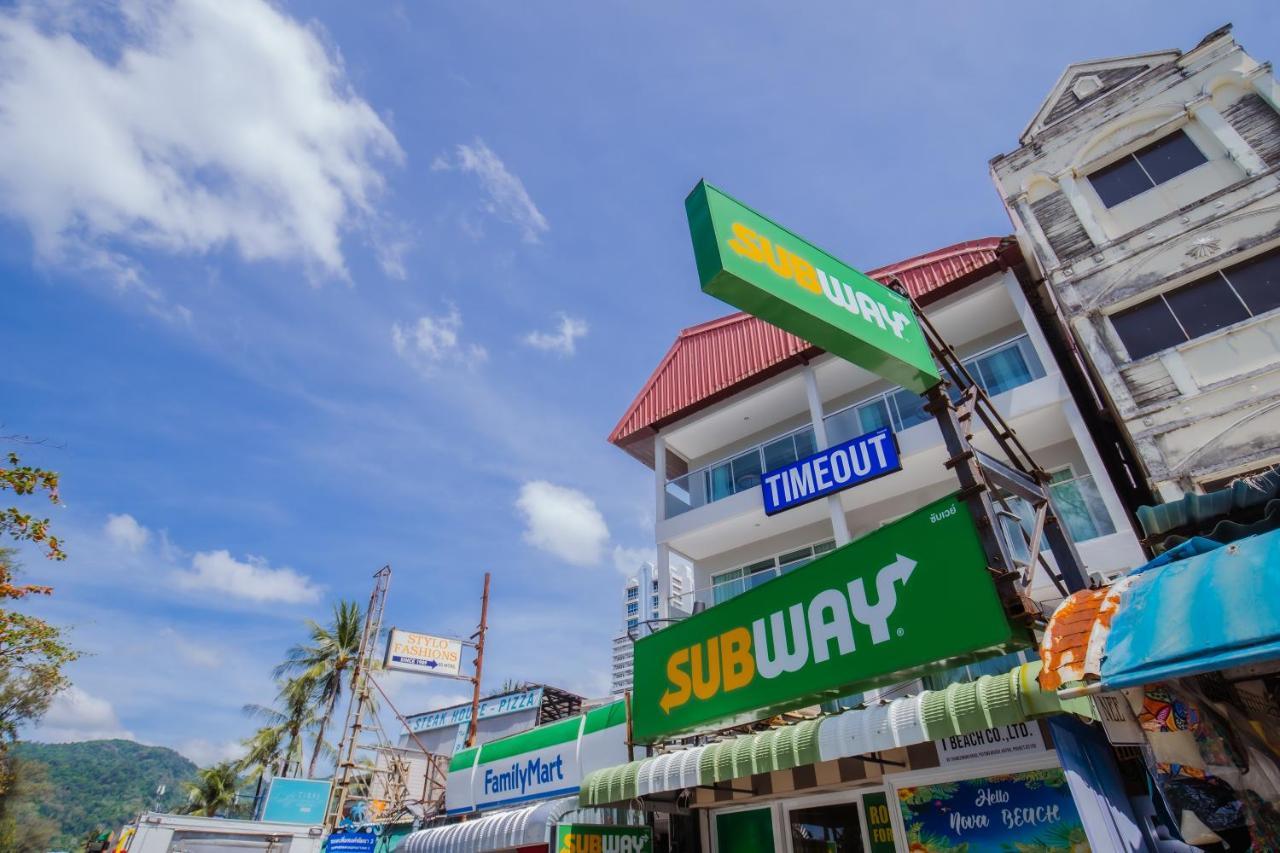 Time Out Hotel Patong Bagian luar foto